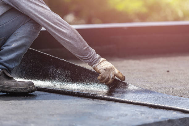 Professional Crawl Space Encapsulation technician working in Hector, MN
